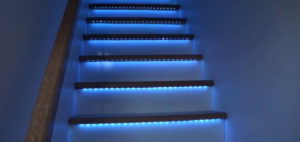 Eclairage progressif Escaliers